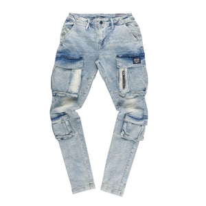 Victory Skinny Fit Cargo Jeans (Tint)