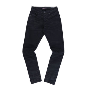 Riply Wax Coated Skinny Jeans (Black)