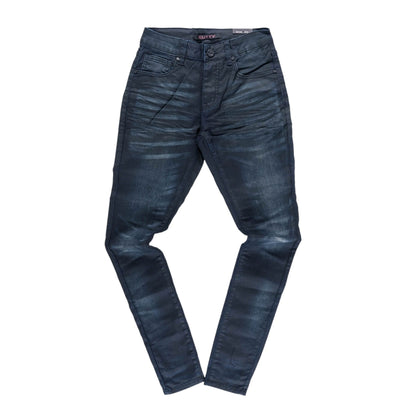 Runner Skinny Jeans (Blue Black)