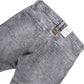 Biker Patched 3D Slim Jeans (Faded Gun Metal)