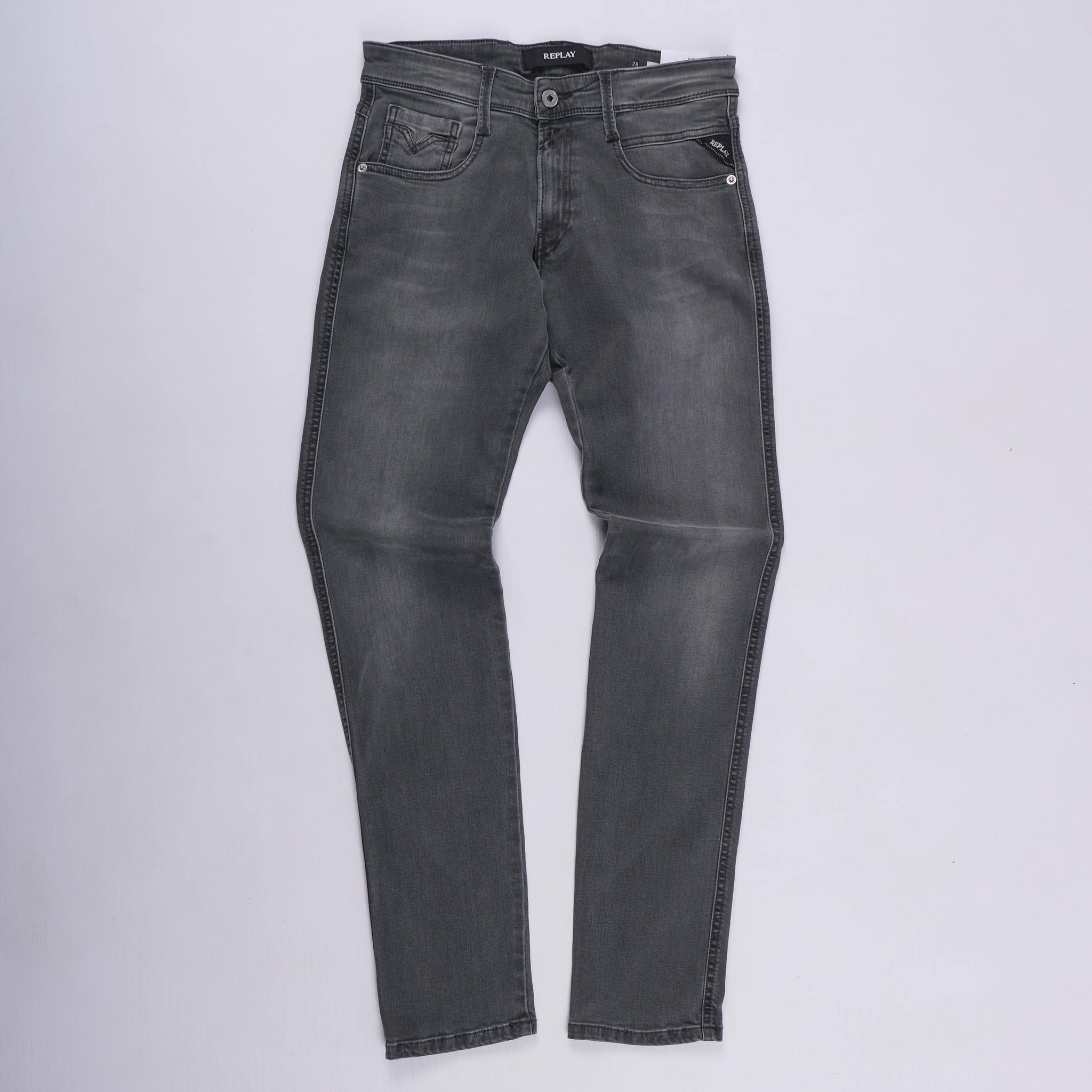 Anbass Slim Fit Jeans (Grey)