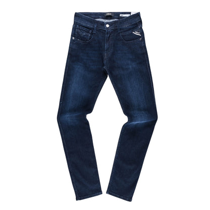 Anbass Slim Power Stretch Jeans (Dark Blue)