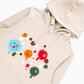 Distressed Clown Hoodie (Beige)