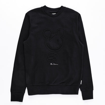 3D Happy Bear Sweater (Black)