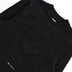 3D Happy Bear Sweater (Black)
