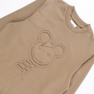 3D Happy Bear Sweater (Olive Night)