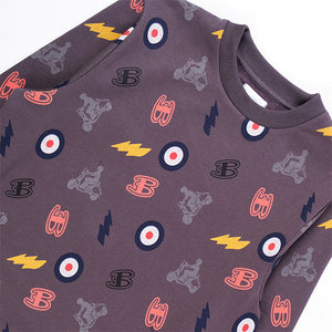 AOP Sweater (Charcoal)