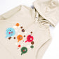 Distressed Clown Hoodie (Beige)