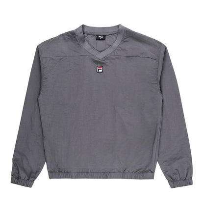 Jules V-Neck Sweater (Grey)