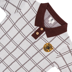 Kaizer Chiefs SS Check Knitted Golfer Jersey (Ivor