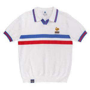 France Football Retro Stripe Sweater (White)