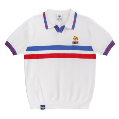 France Football Retro Stripe Sweater (White)