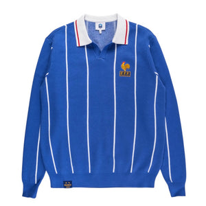 France Football Classic Pinstripe Sweater (Blue)