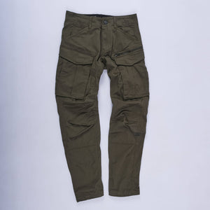 Rovic Zip 3D Regular Tapered Cargo Pants (Olive)