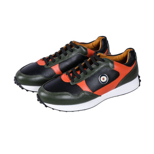 Arthur Sneakers (Olive/Coral)