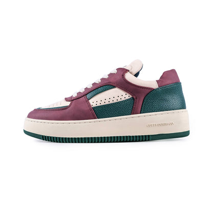 Dice Sneakers (Burgundy)