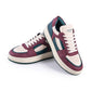 Dice Sneakers (Burgundy)