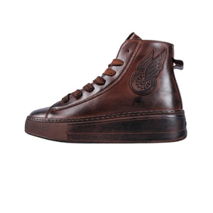 Tampa Leath Hi Sneakers (Mud)