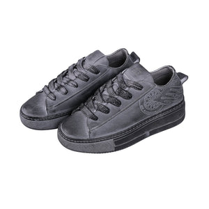 Tampa Low Leath Sneakers (Grey)