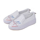 Granby PU Rhinestone Sneakers (White)