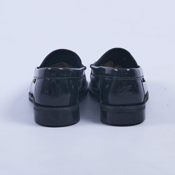 Vic High Shine Moc Shoes (Black)