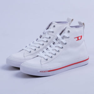S-Athos Mid Sneakers (White/Red)