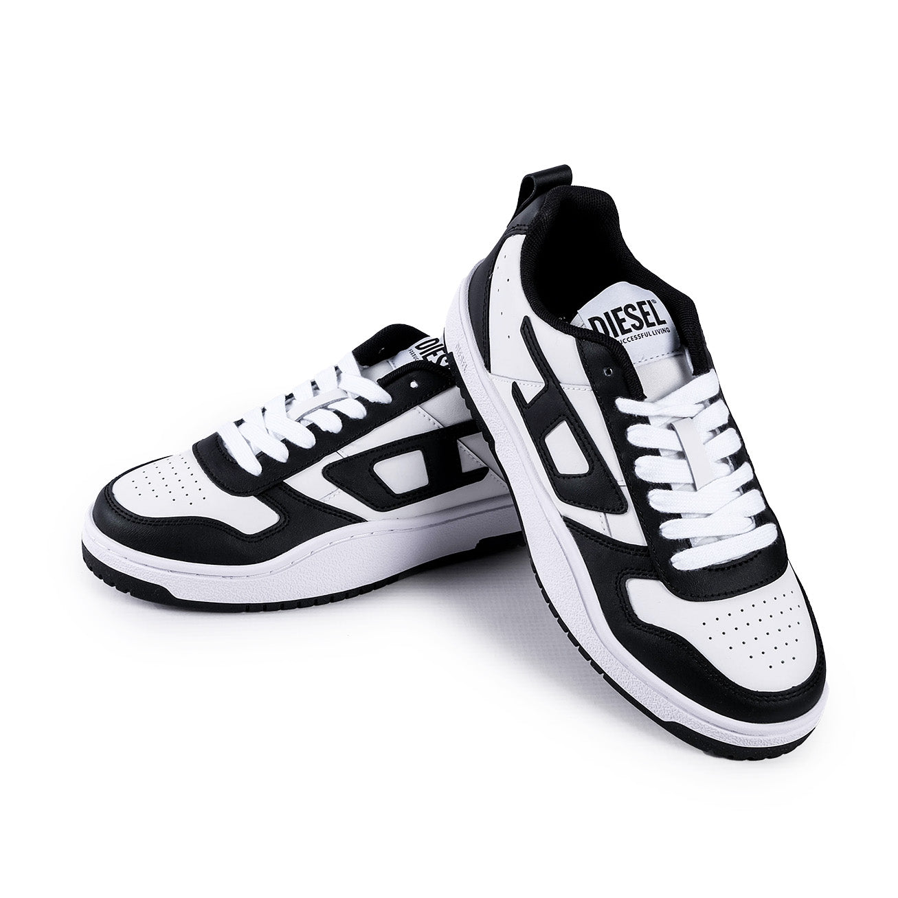 sloeさま S-Ukiyo V2 Low Sneakers (Black/White)
