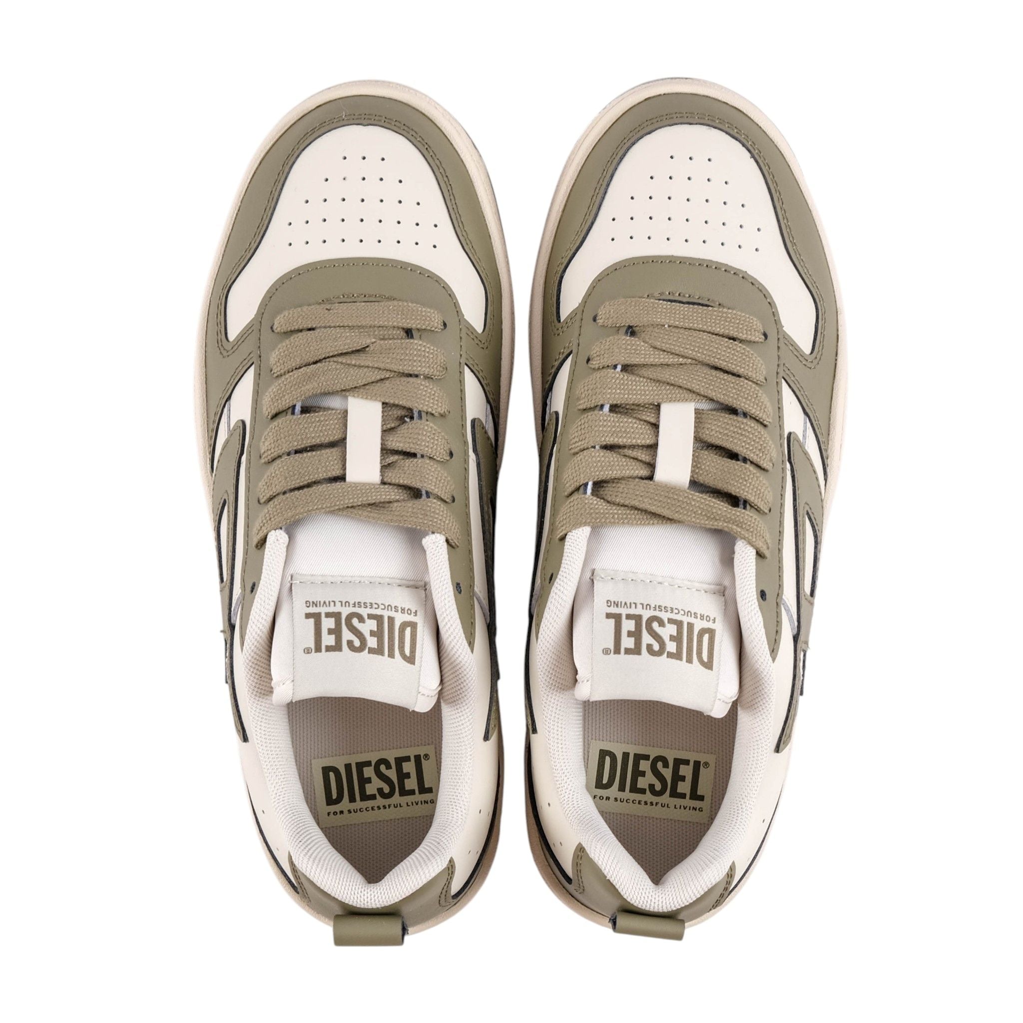 すぅー S-Ukiyo V2 Low Sneakers (White/Nude)