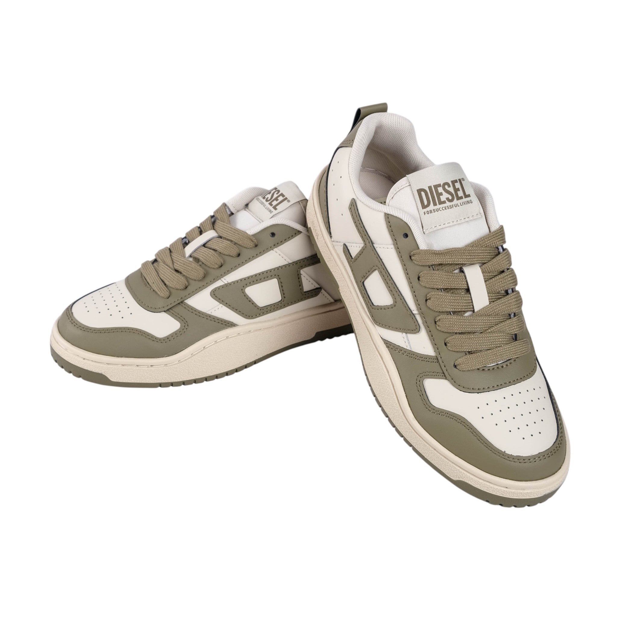 すぅー S-Ukiyo V2 Low Sneakers (White/Nude)