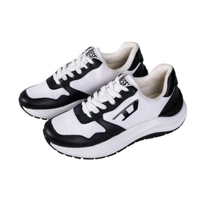 S-Speedy Running Sneakers (Black & White)