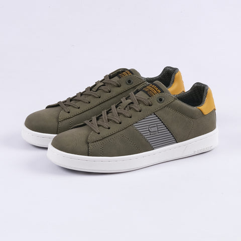 Recruit II TPU BLK Sneakers (Light Grey/Olive)