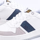Brend Lea Denim Sneakers (White/Grey)