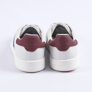 Recruit II Blocked Sneakers (White/Blue/Maroon)