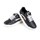 Grid Lea Sneakers (Black)