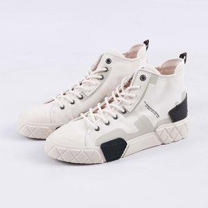 Ace City Shell Chukka Sneakers (Cream)