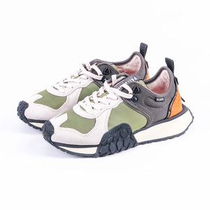 Troop Runner Sneakers (Olive/White)