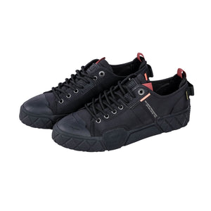Ace City Shell Lo Sneakers (Black)