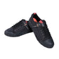 Ace City Shell Lo Sneakers (Black)
