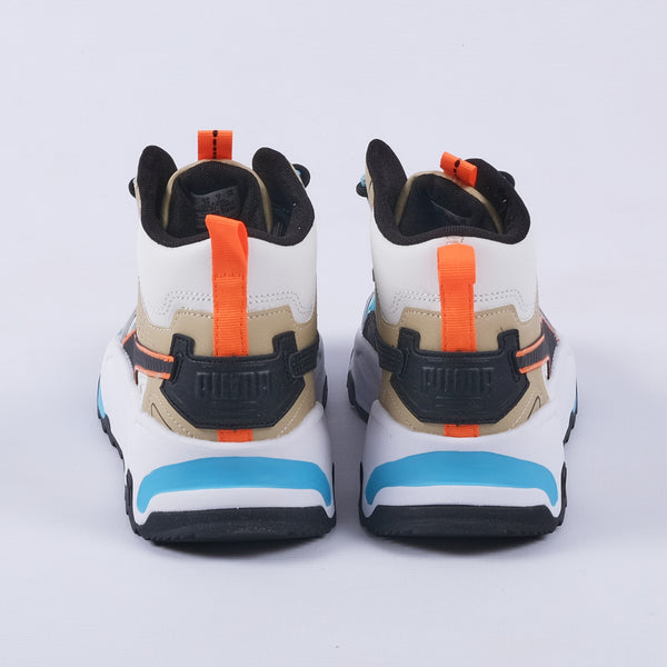 Trinity Mid Hybrid Sneakers (Grey/Black/Orange)
