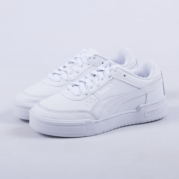 CA Pro Sport Leather Sneakers (White/Grey)
