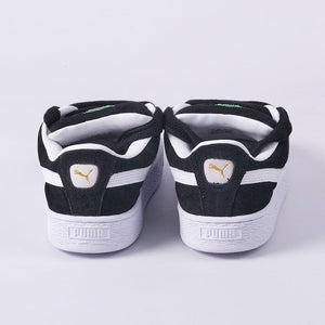 Suede XL Sneakers (Black/White)