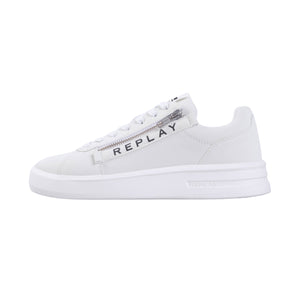 University Zip Sneaker (White)