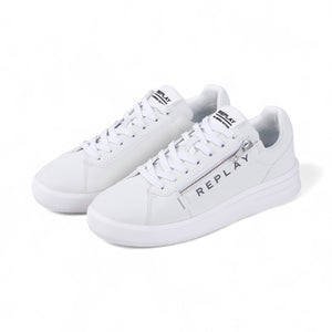 University Zip Sneaker (White)