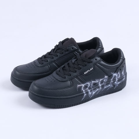 Epic M Graffitti Low Sneakers (Black/White)