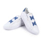 Poly M Cross Sneakers (White/Blue)