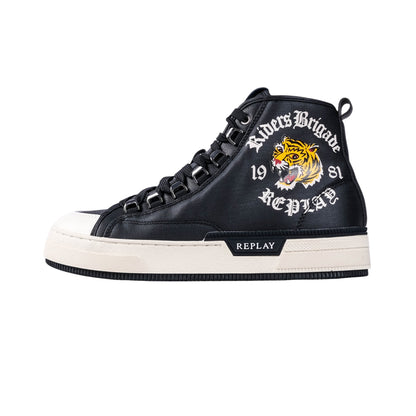 Raily Tiger Sneakers (Black)