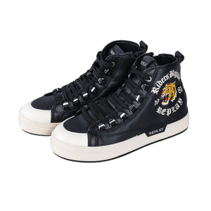 Raily Tiger Sneakers (Black)