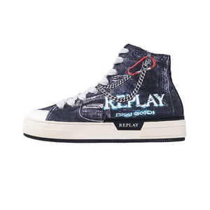 Rally Denim Sneakers (Navy)