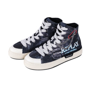 Rally Denim Sneakers (Navy)