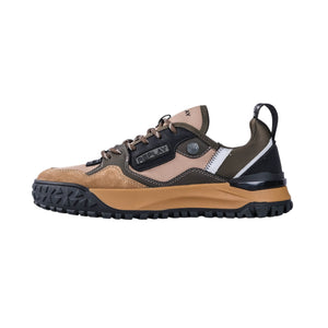 Blix Texture Sneakers (Taupe/Military Green)